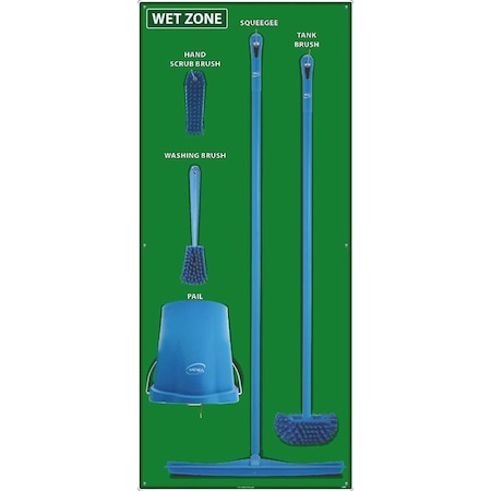 NATIONAL MARKER WET ZONE SHADOW BOARD, COMBO KIT, (SBK120ACP)
